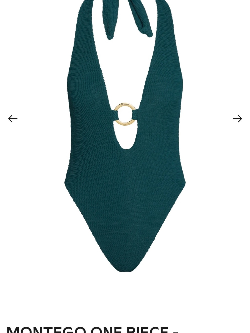 NWT Monday Swim Montego One Piece - Picture 3 of 6